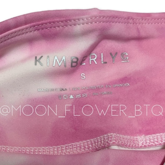 Kimberly Pink Cloud Tie-Dye Workout Set - Picture 13 of 14